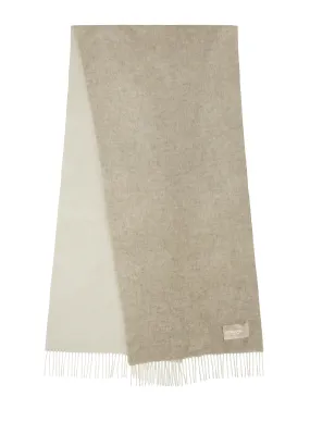 Cashmere and wool scarf LANAVA in BEIGE