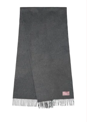 Cashmere and wool scarf LANAVA in GREY