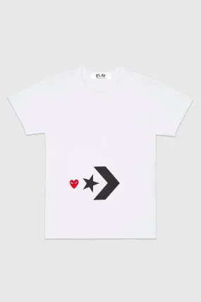 CdG PLAY X Converse T-Shirt