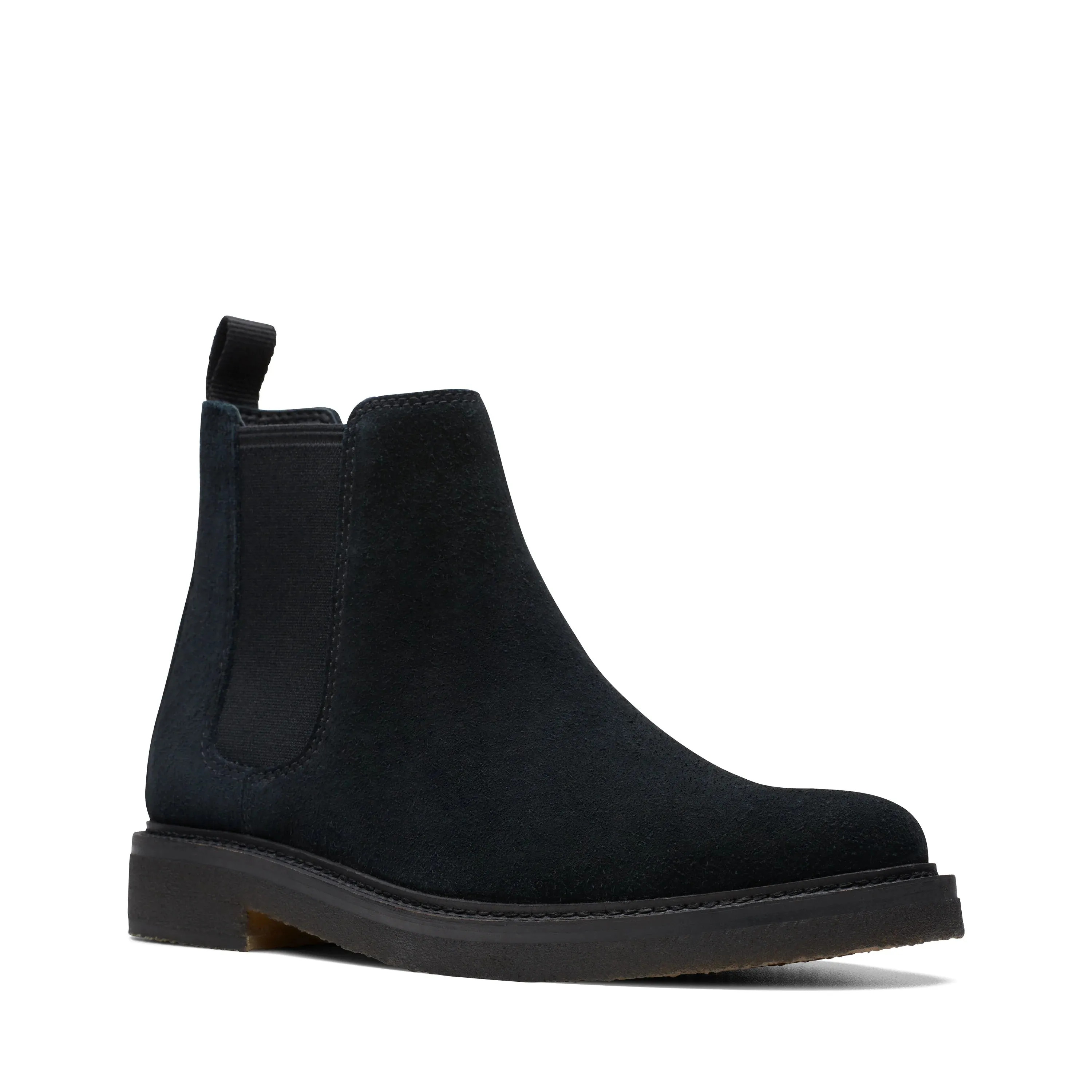 CLARKS | BOTINES CHELSEA HOMBRE | CLARKDALE EASY BLACK SUEDE | NEGRO