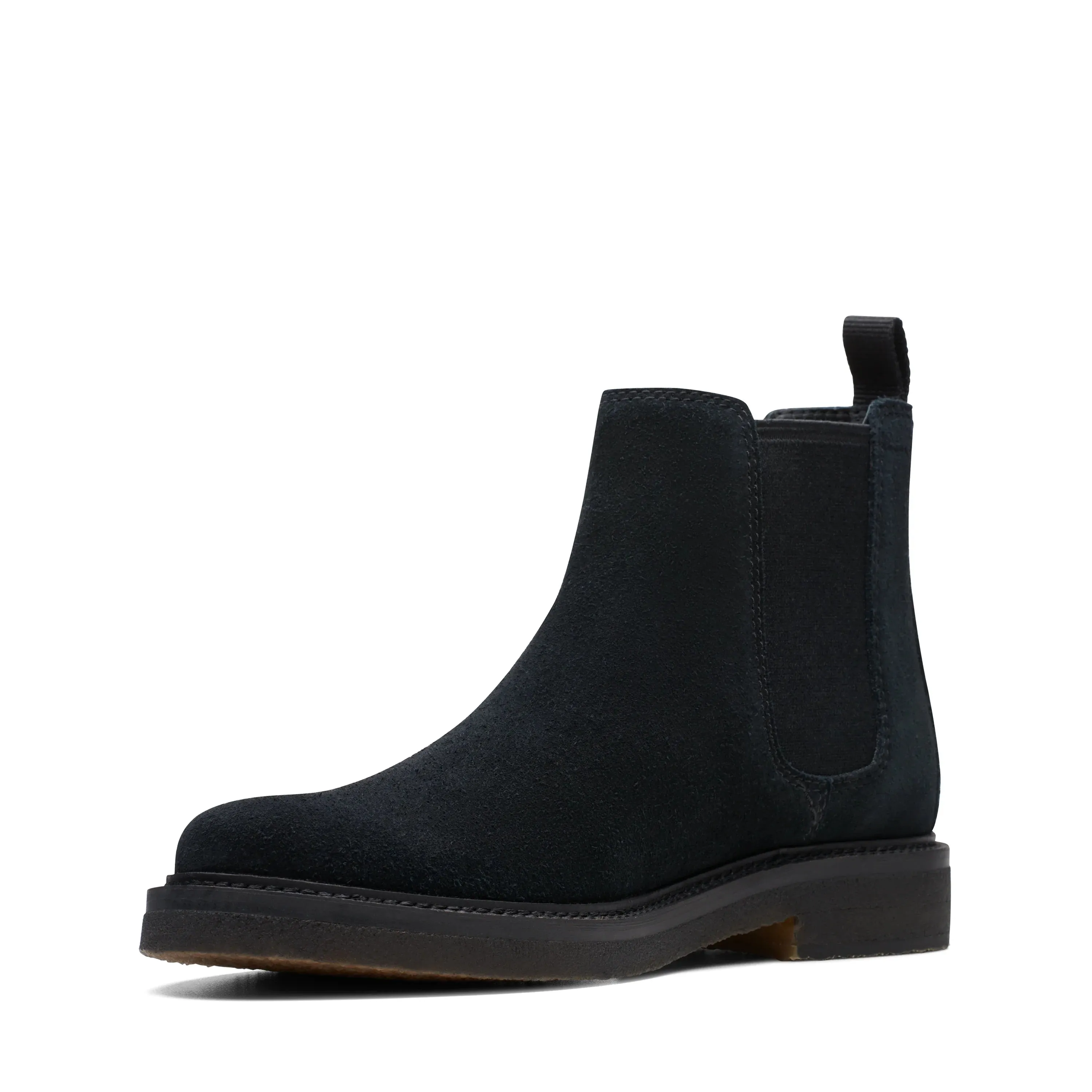 CLARKS | BOTINES CHELSEA HOMBRE | CLARKDALE EASY BLACK SUEDE | NEGRO