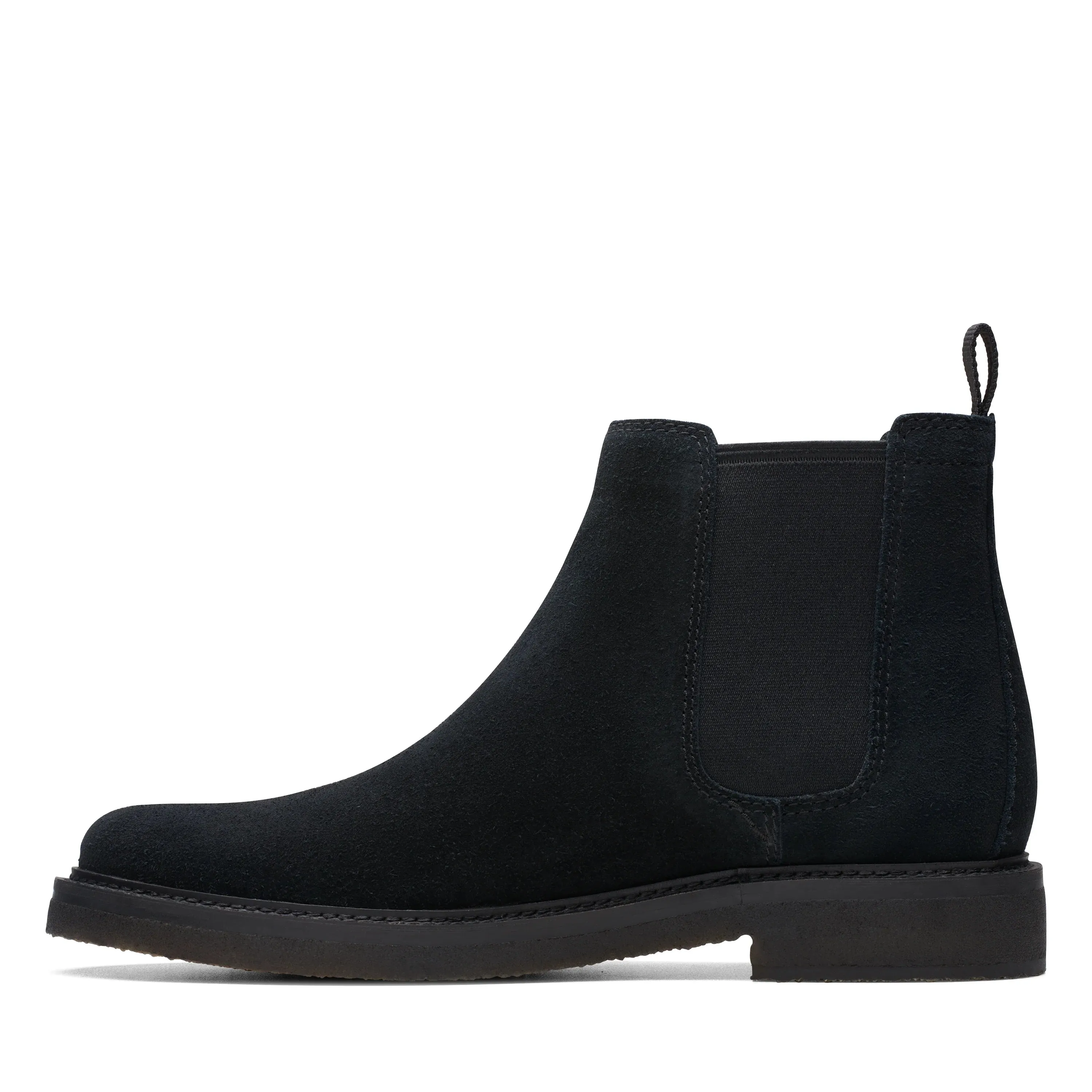 CLARKS | BOTINES CHELSEA HOMBRE | CLARKDALE EASY BLACK SUEDE | NEGRO