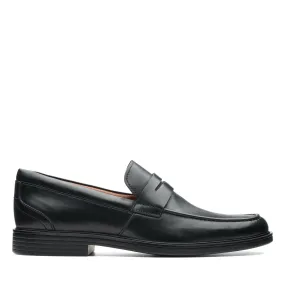 CLARKS | MOCASINES HOMBRE | UN ALDRIC STEP BLACK LEATHER | NEGRO