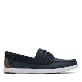 CLARKS | NAUTICOS HOMBRE | BRATTON BOAT NAVY NUBUCK | AZUL