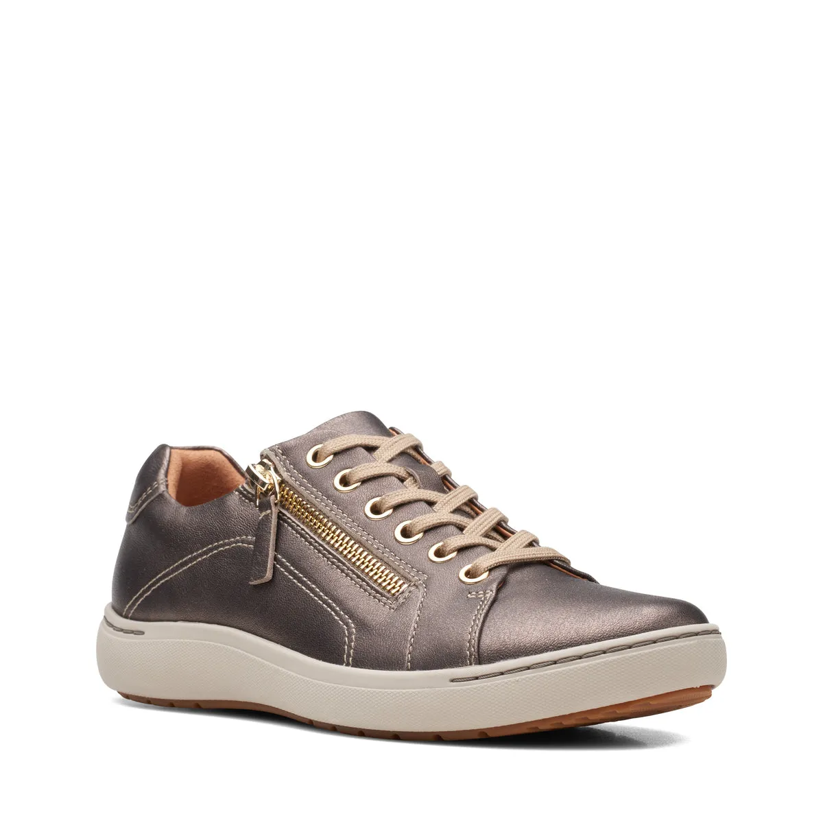 CLARKS | SNEAKERS MUJER | NALLE LACE BRONZE METALLIC | MARRN