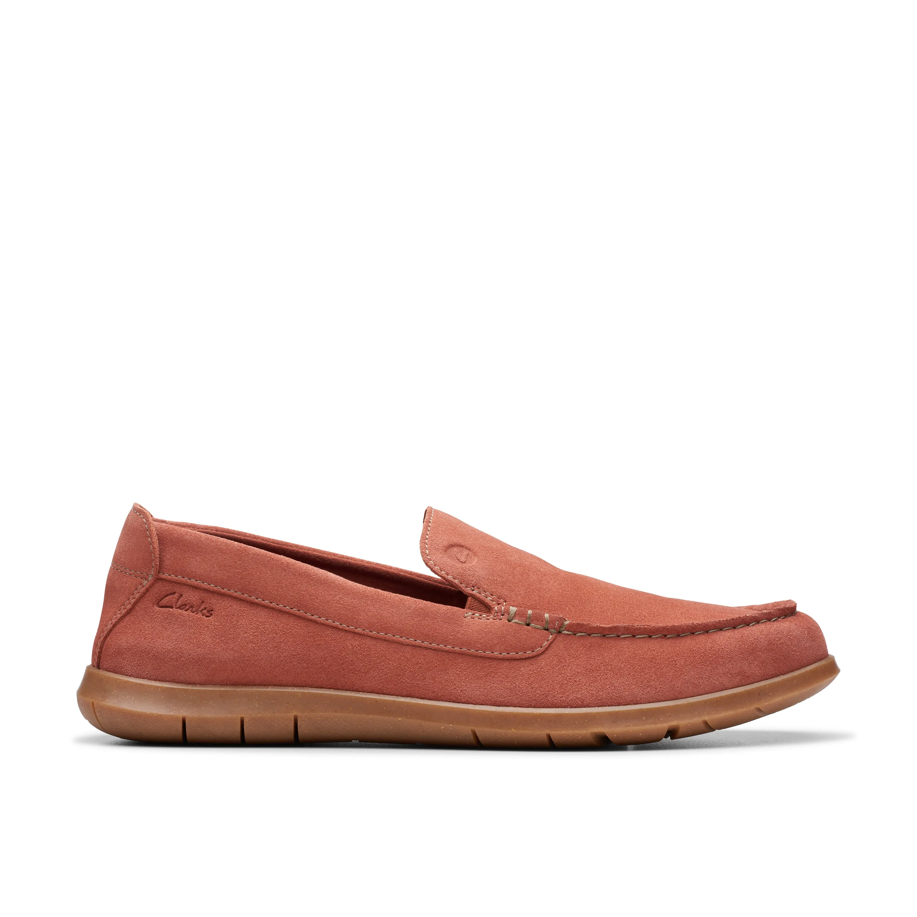 Clarks Flexway Step Suede Red Suede