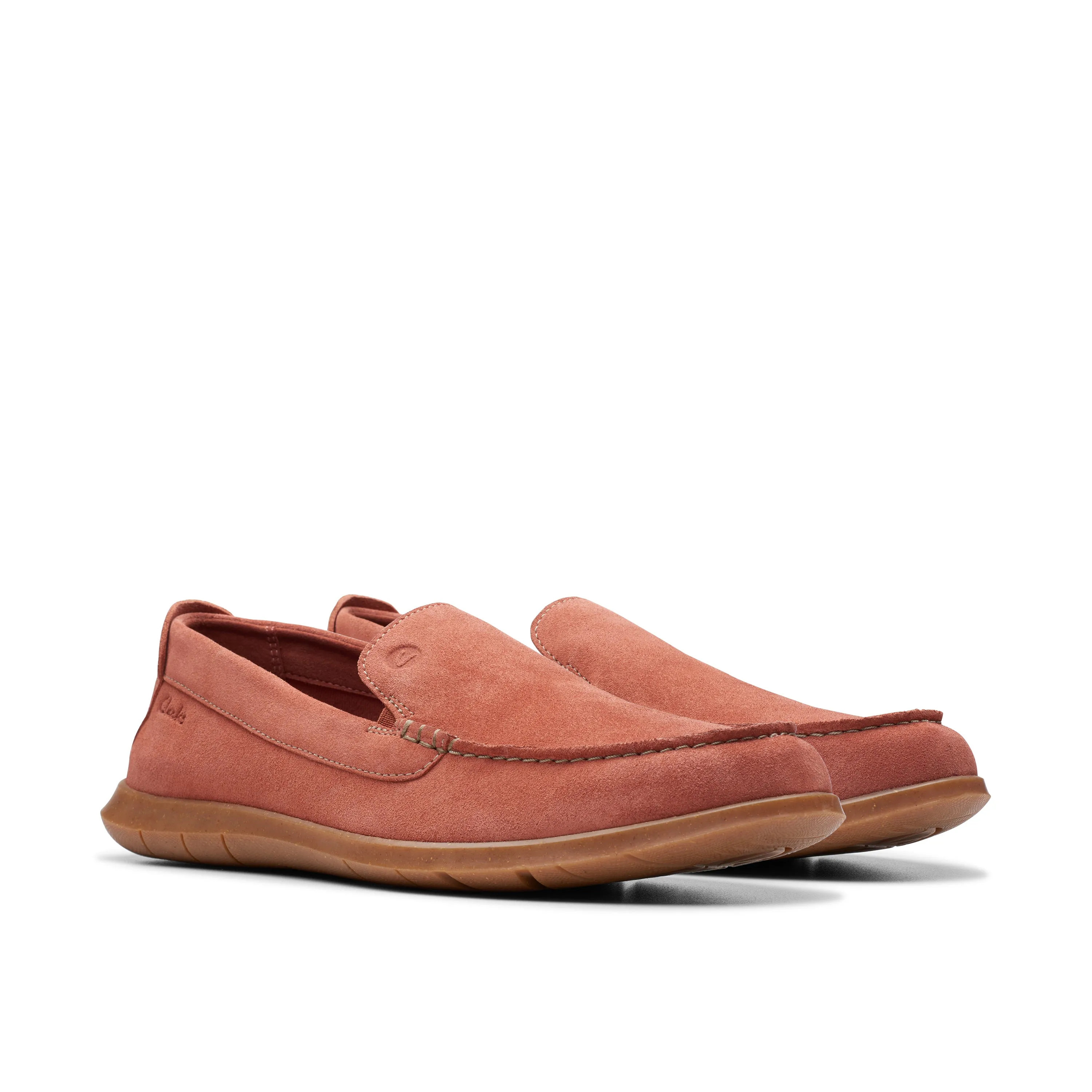 Clarks Flexway Step Suede Red Suede