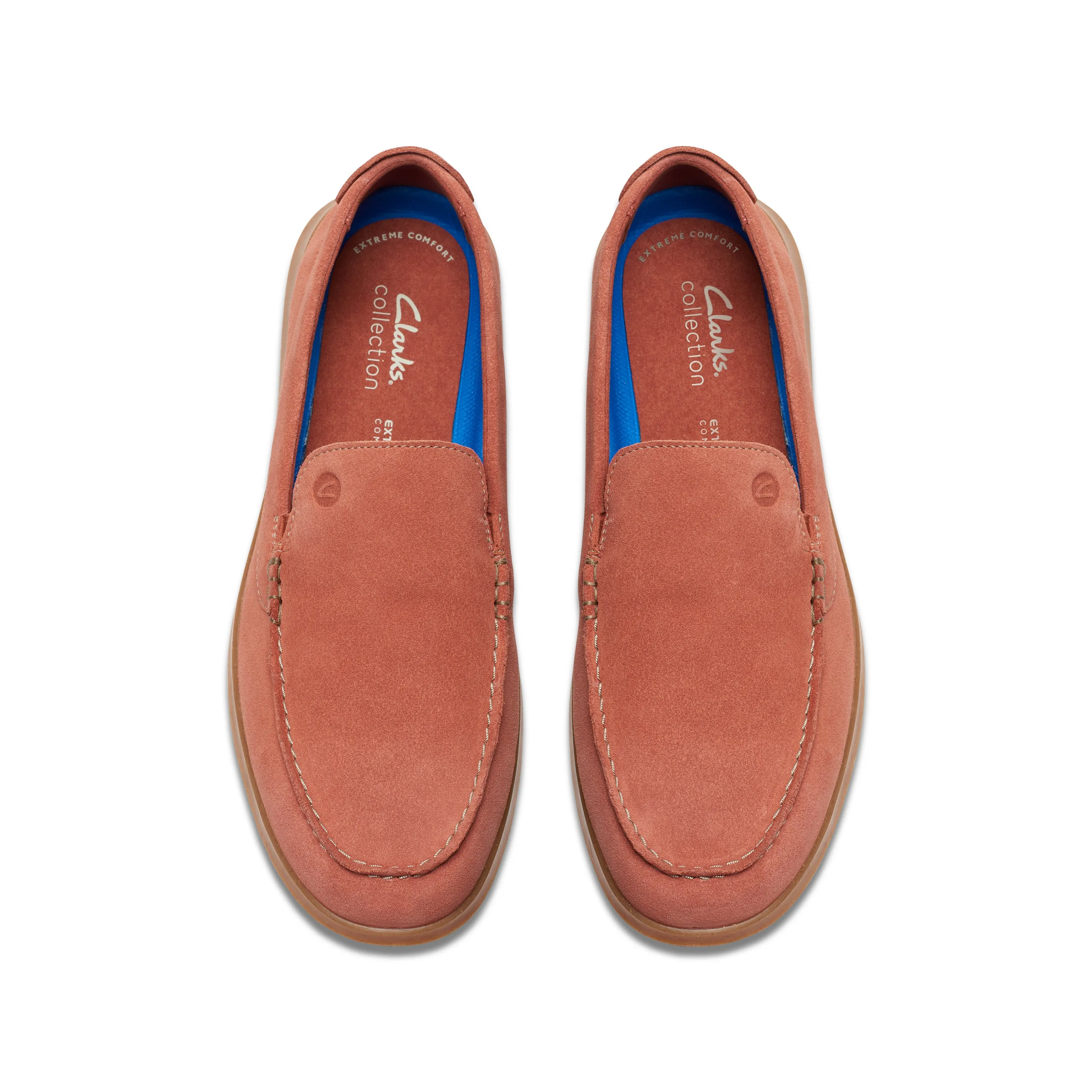 Clarks Flexway Step Suede Red Suede