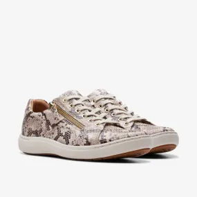 Clarks Nalle Lace Synthetic Snake Print