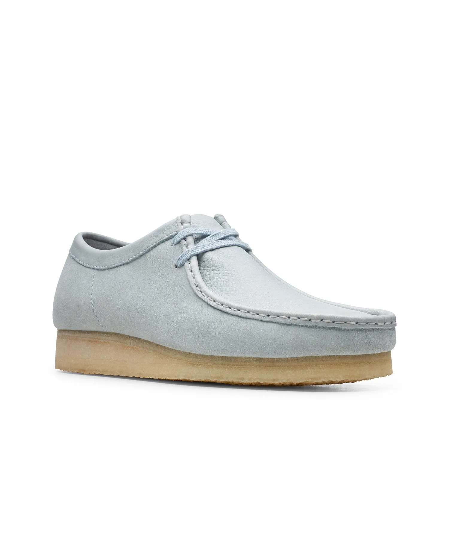 Clarks Wallabee Low Light Blue Combi