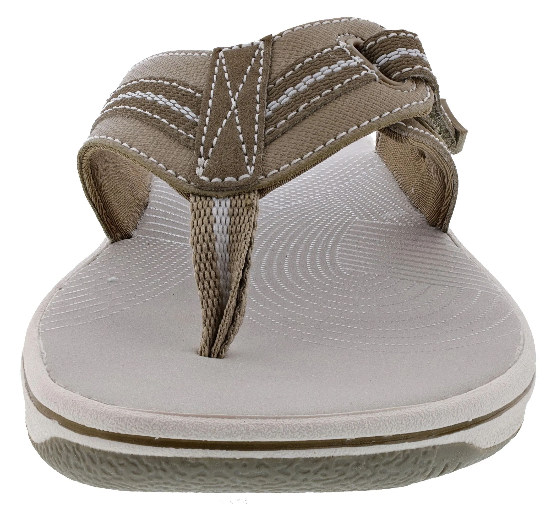 Clarks Women Cloudsteppers Walking Flip Flop Sandals Brinkley Jazz