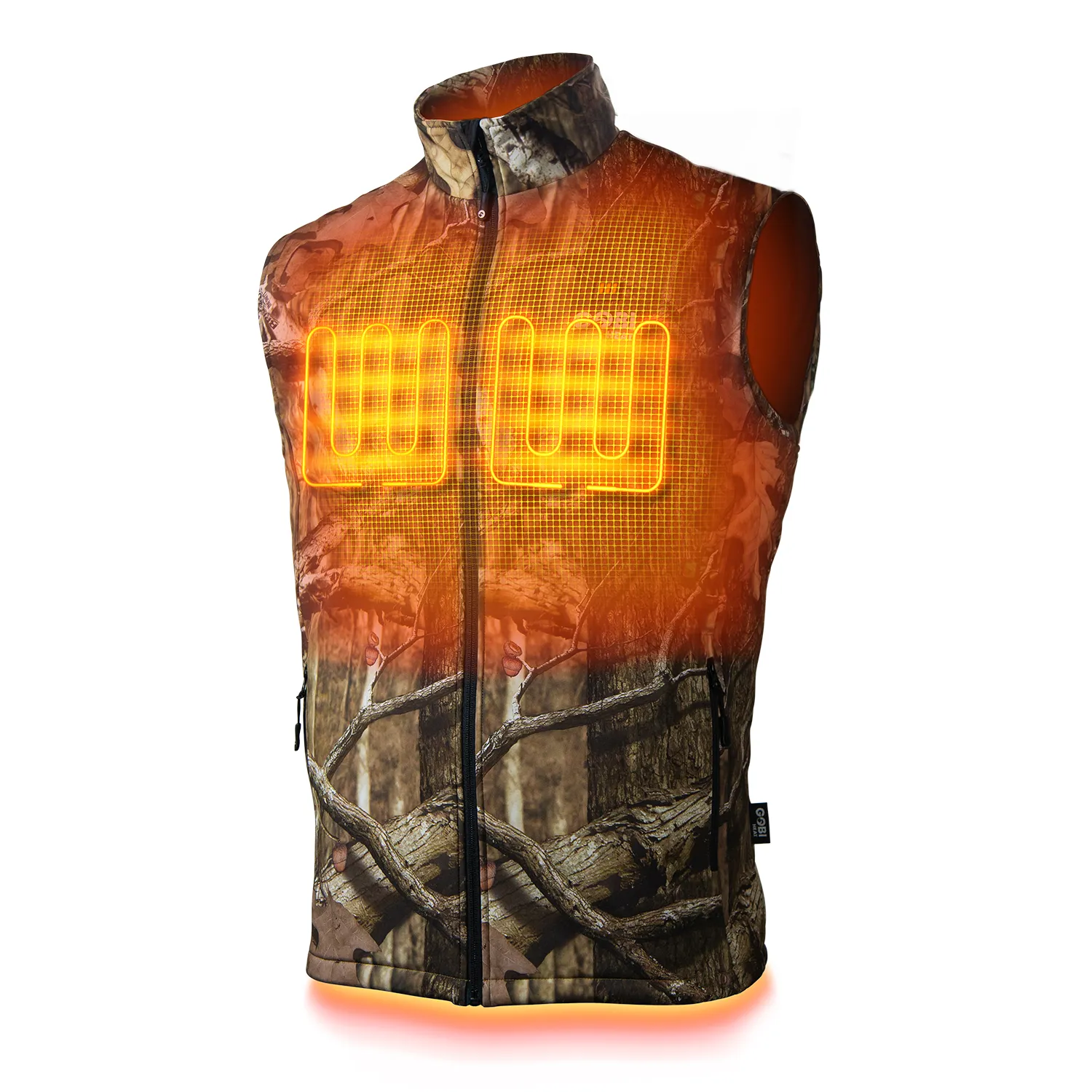 Colorado Mens Heated Vest, Mossy Oak Breakup Camo