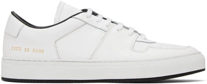 Common Projects White Decades Sneakers