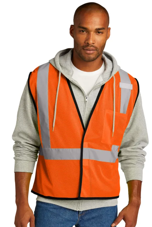 CornerStone  ANSI 107 Class 2 Economy Mesh One-Pocket Vest