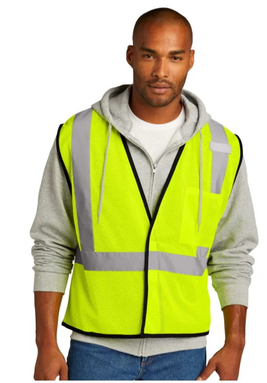 CornerStone  ANSI 107 Class 2 Economy Mesh One-Pocket Vest