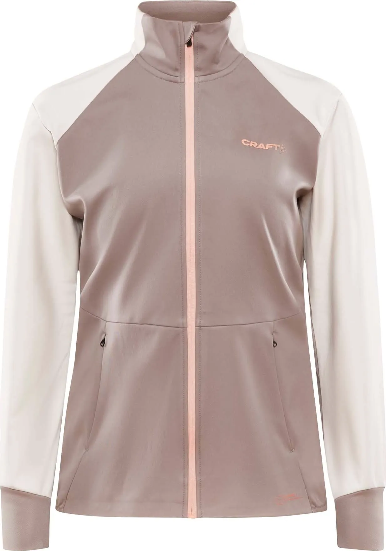 Craft Women's Core Nordic Training Jacket Tofu-Clay | Buy Craft Women's Core Nordic Training Jacket Tofu-Clay here | O