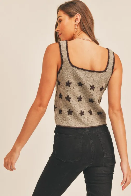 Daisy Embroidered Tank