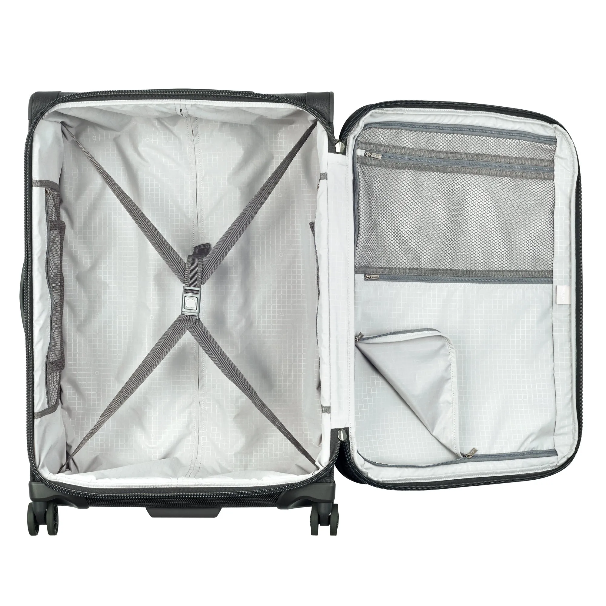 DELSEY Paris Pilot 4.0 Checked-Medium 4-Wheel Medium Luggage  