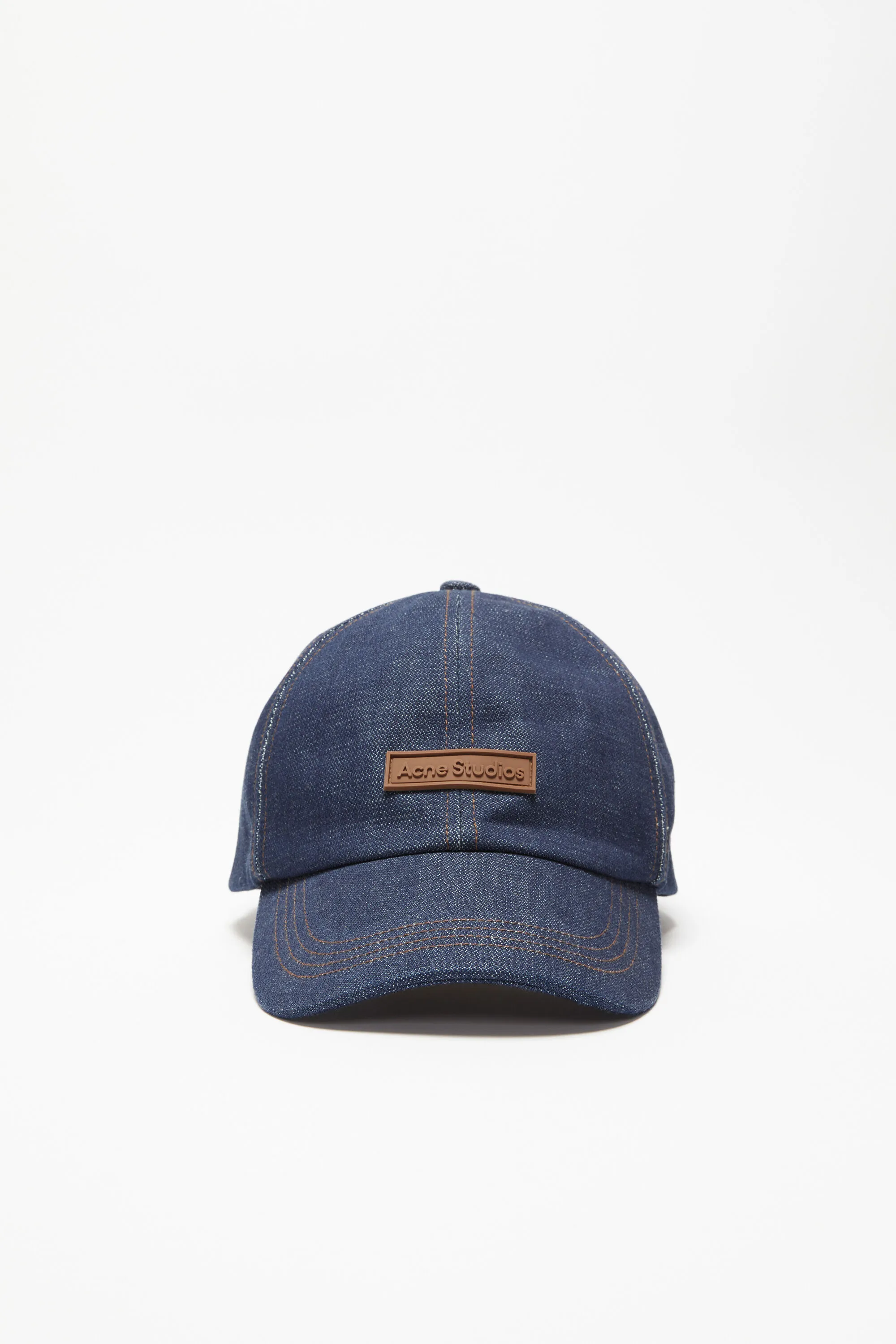 Denim baseball cap