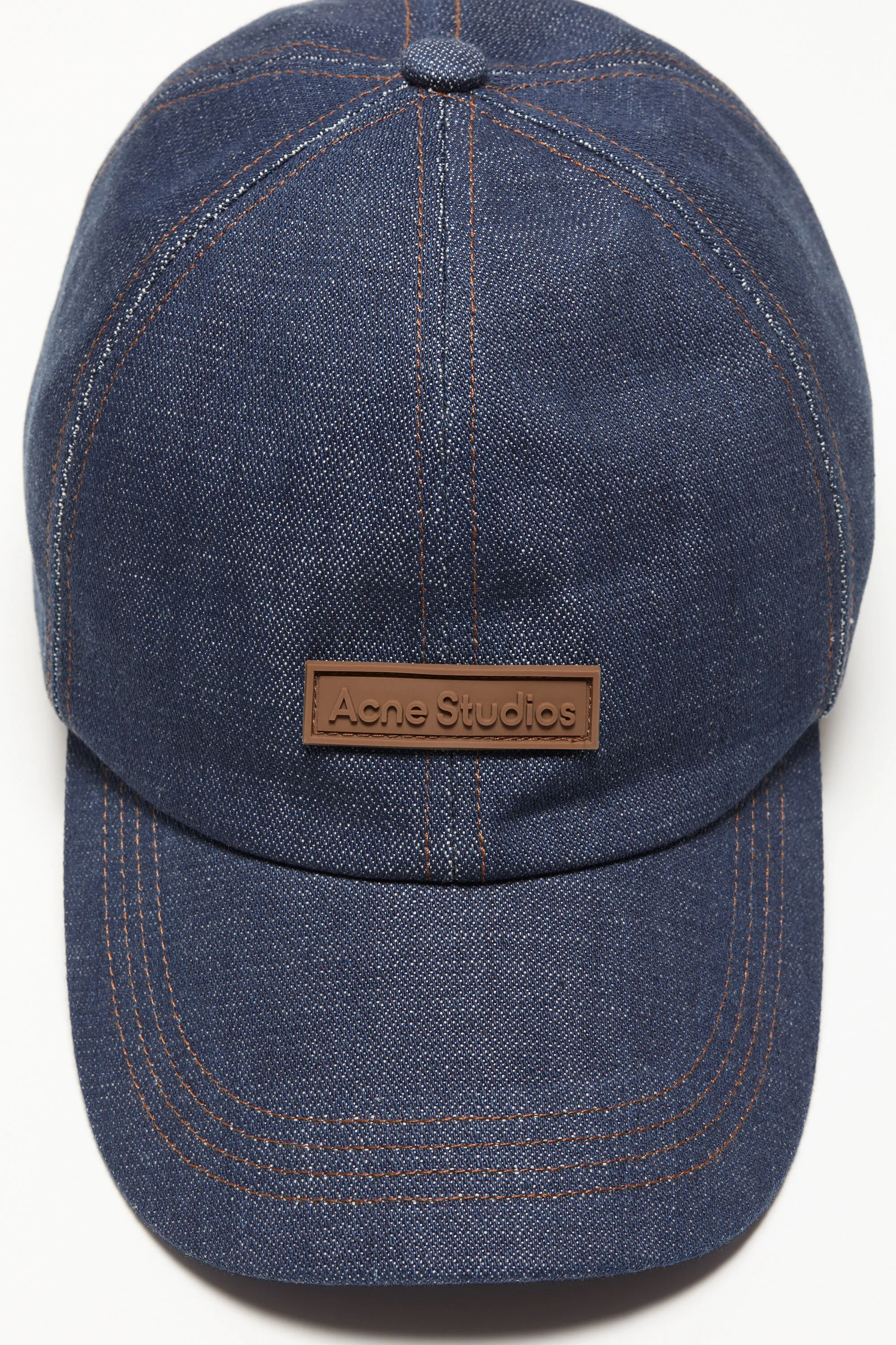 Denim baseball cap