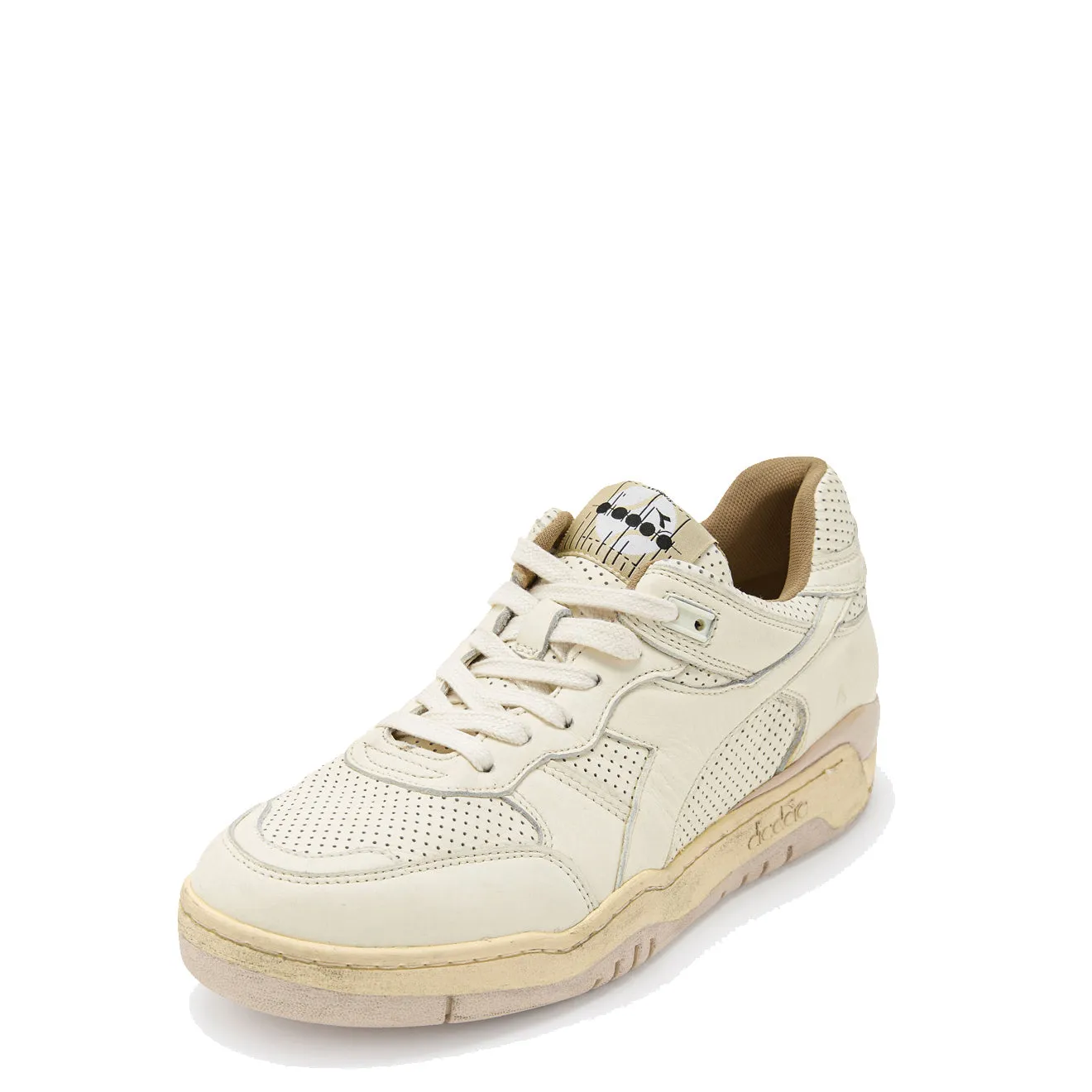 Diadora 560 Apulia Used Italia Trainers Papyrus White