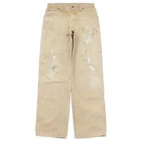 Dickies Paint Splatter Beige Work Trousers