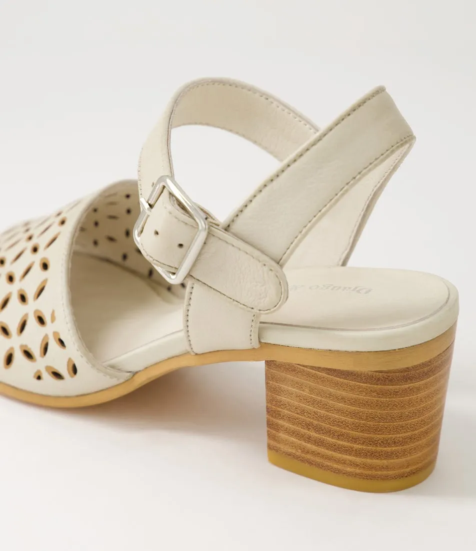 DJANGO & JULIETTE Brita Almond Tan Leather Sandals