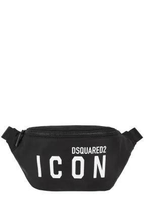 DSQUARED2 Icon black nylon belt bag -                         -                     -                