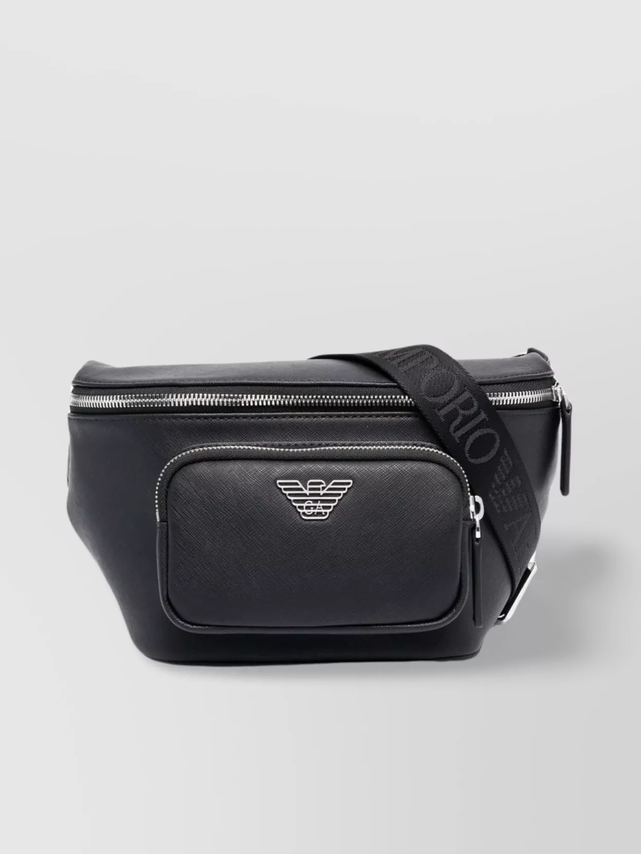 Emporio Armani   Leather belt bag adjustable strap