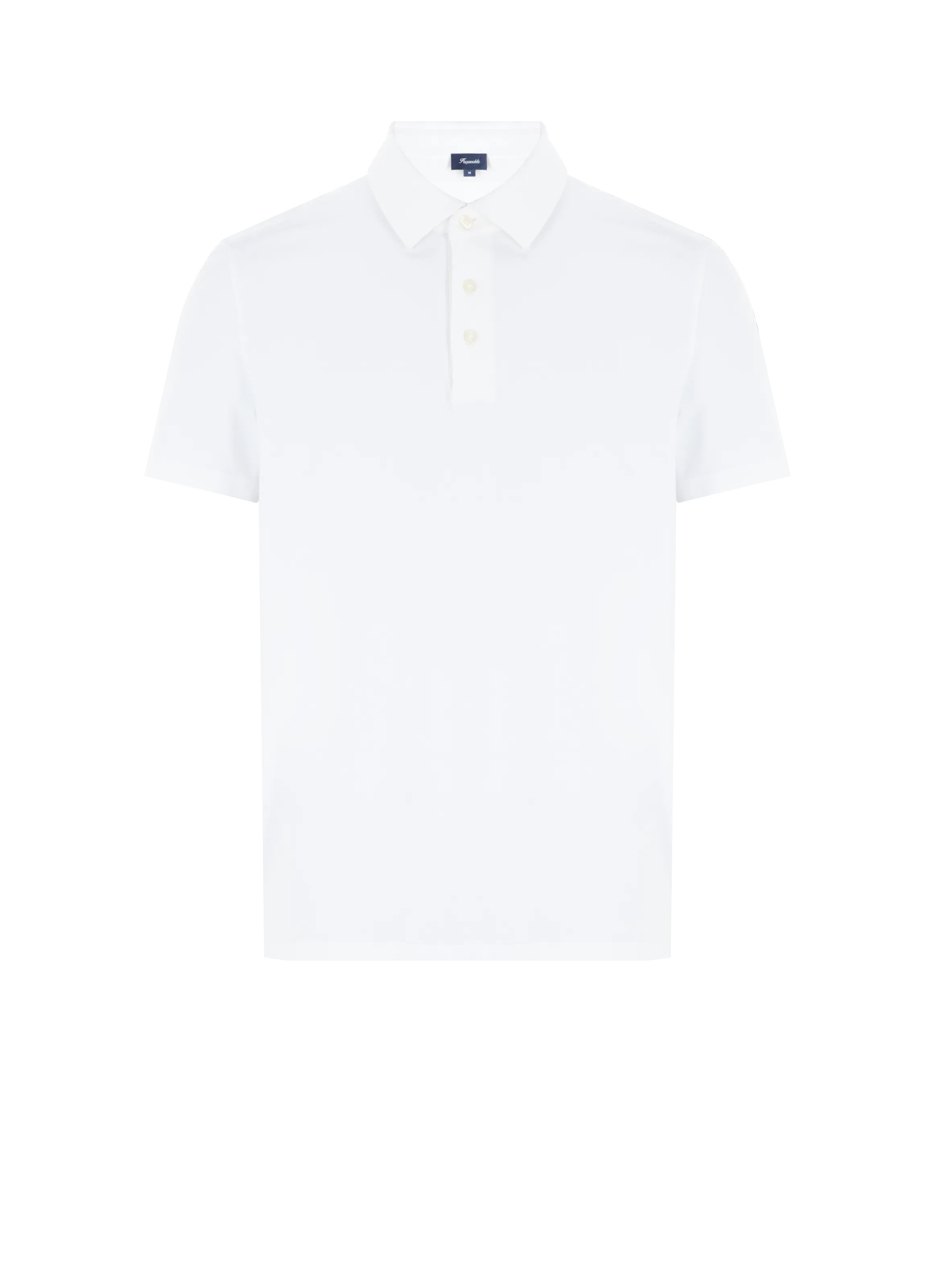 FACONNABLE   Cotton polo shirt  - White