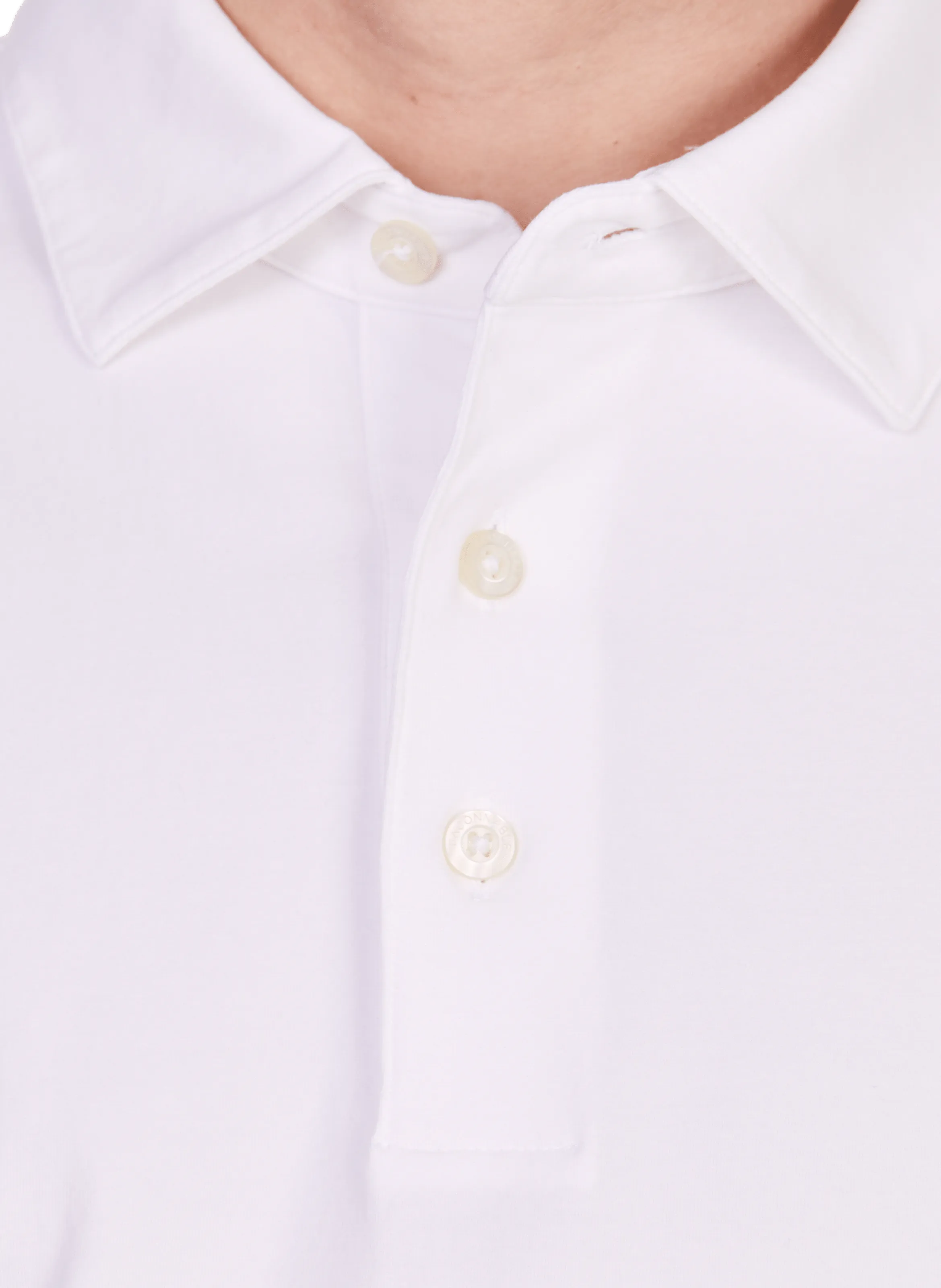 FACONNABLE   Cotton polo shirt  - White