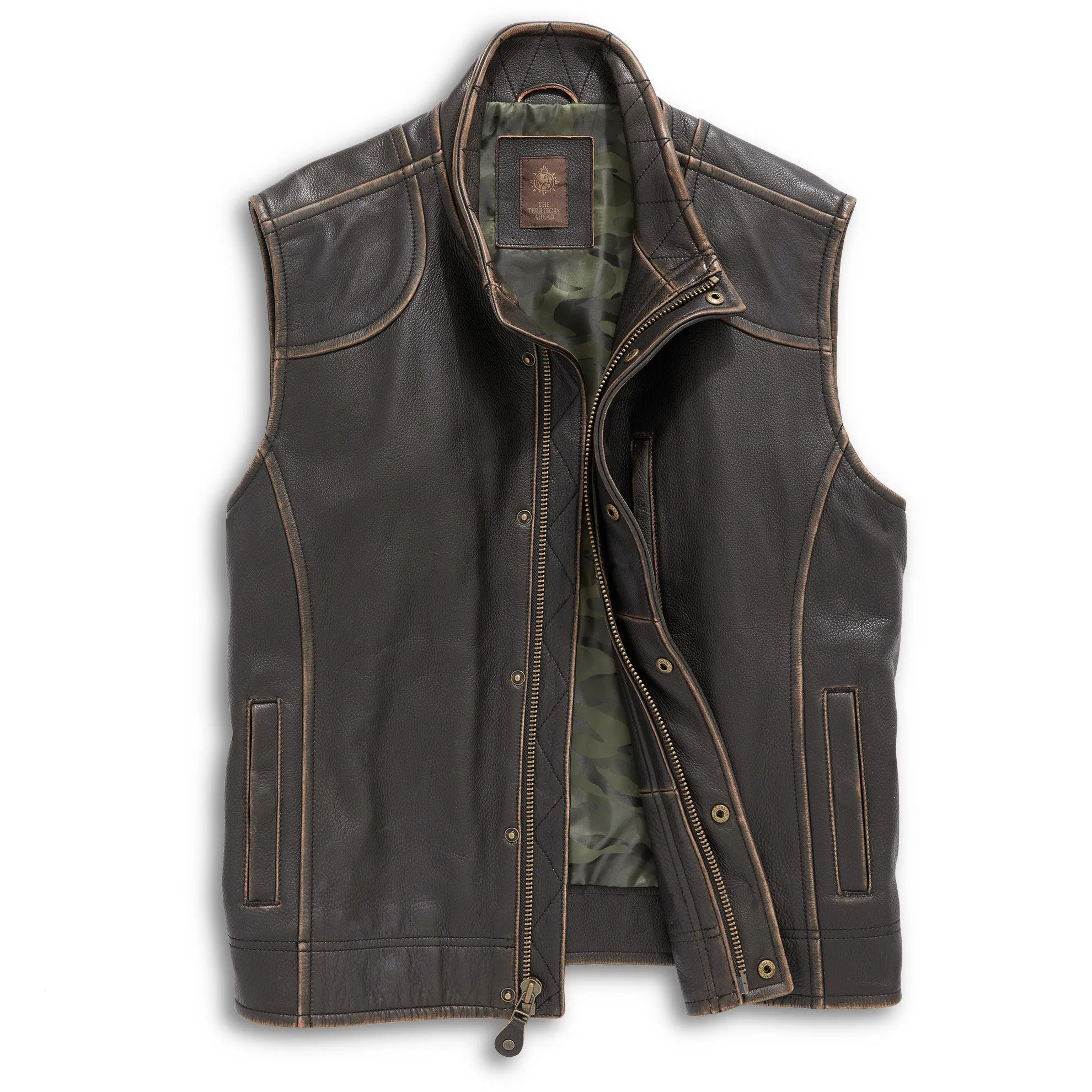 Falcon Bluff Leather Vest