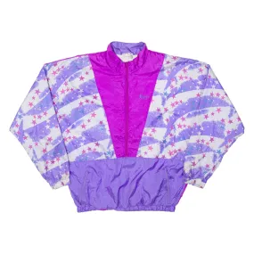 FAVORITE NO.1 Star Mens Shell Jacket Purple 90s Colourblock 3XL