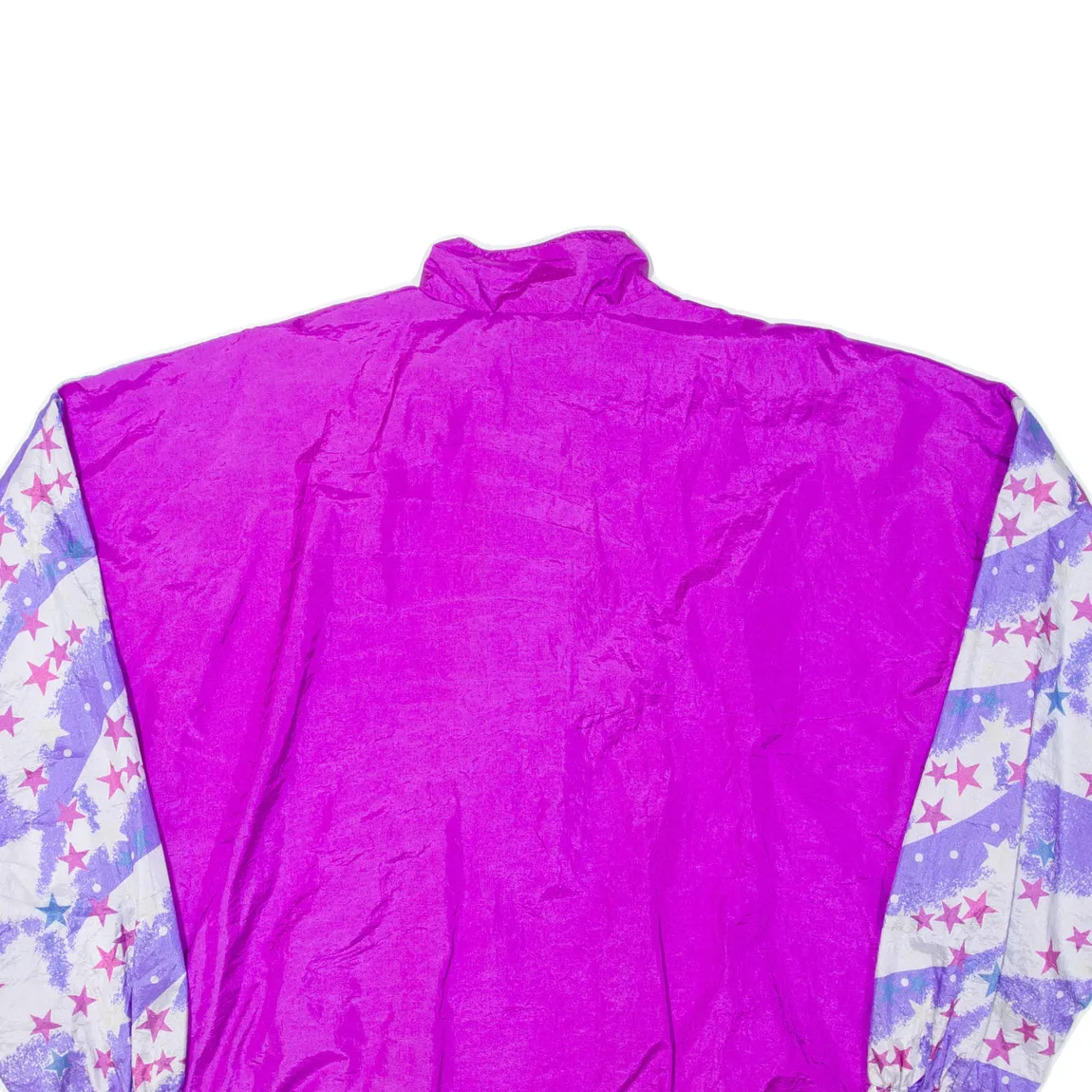 FAVORITE NO.1 Star Mens Shell Jacket Purple 90s Colourblock 3XL