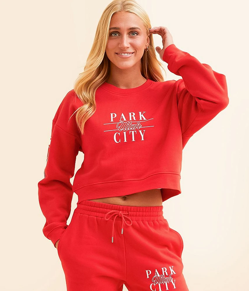 FITZ + EDDI Park City Utah Cropped Pullover