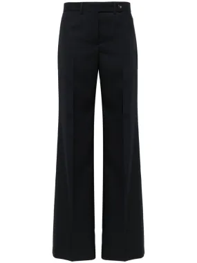 flared cotton trousers