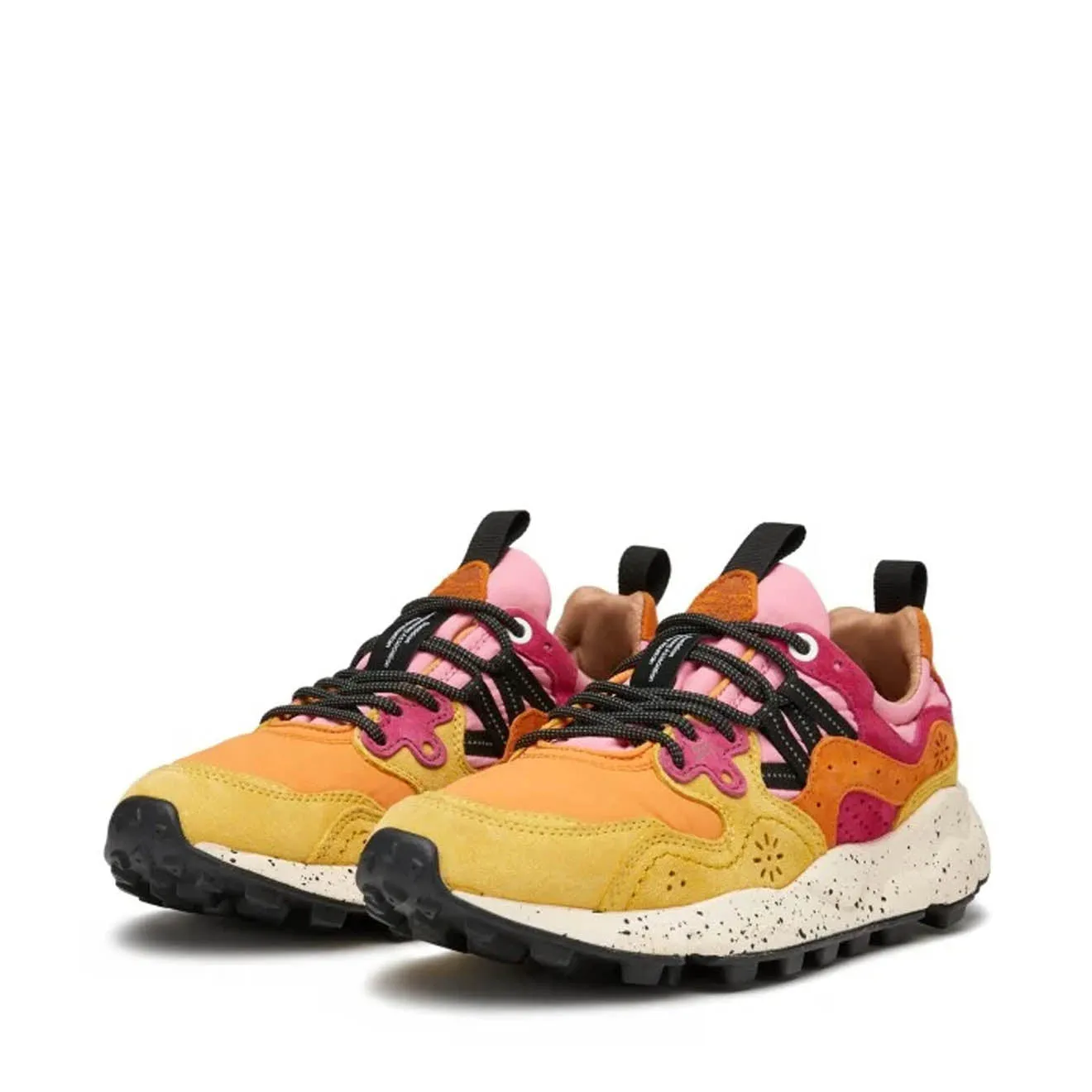 Flower Mountain Womens Yamano 3 Trainers Orange / Yellow