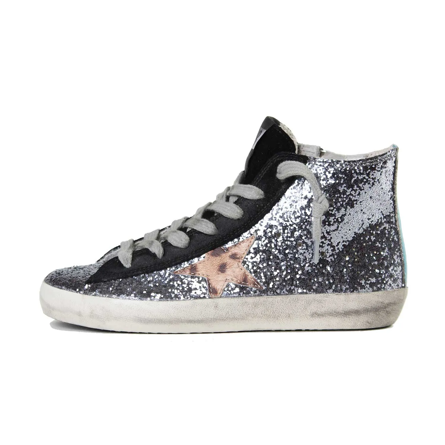 Golden Goose Francy Ha2 Glittered Sneakers