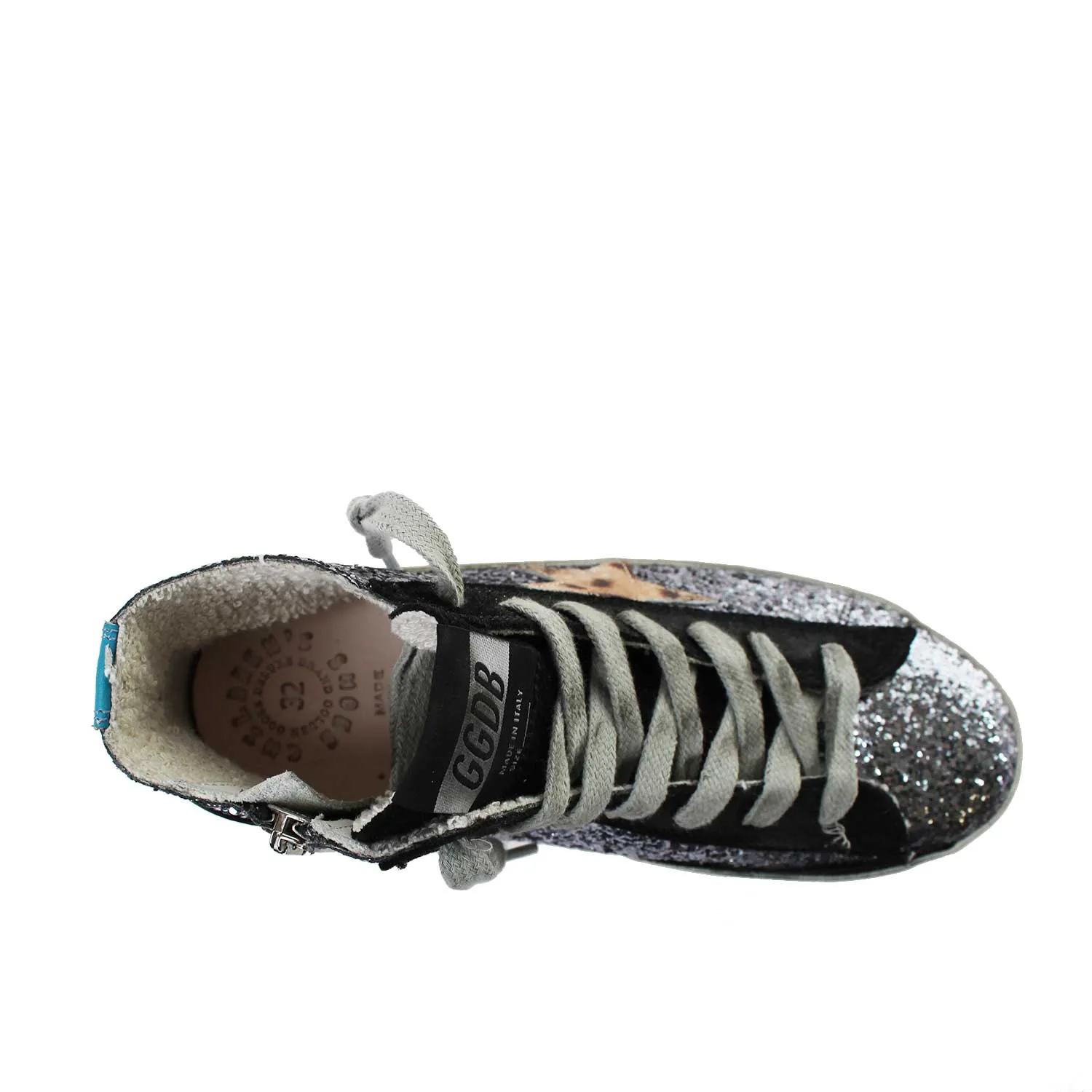 Golden Goose Francy Ha2 Glittered Sneakers