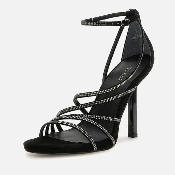 Guess Women's Axen Heeled Satin Sandals