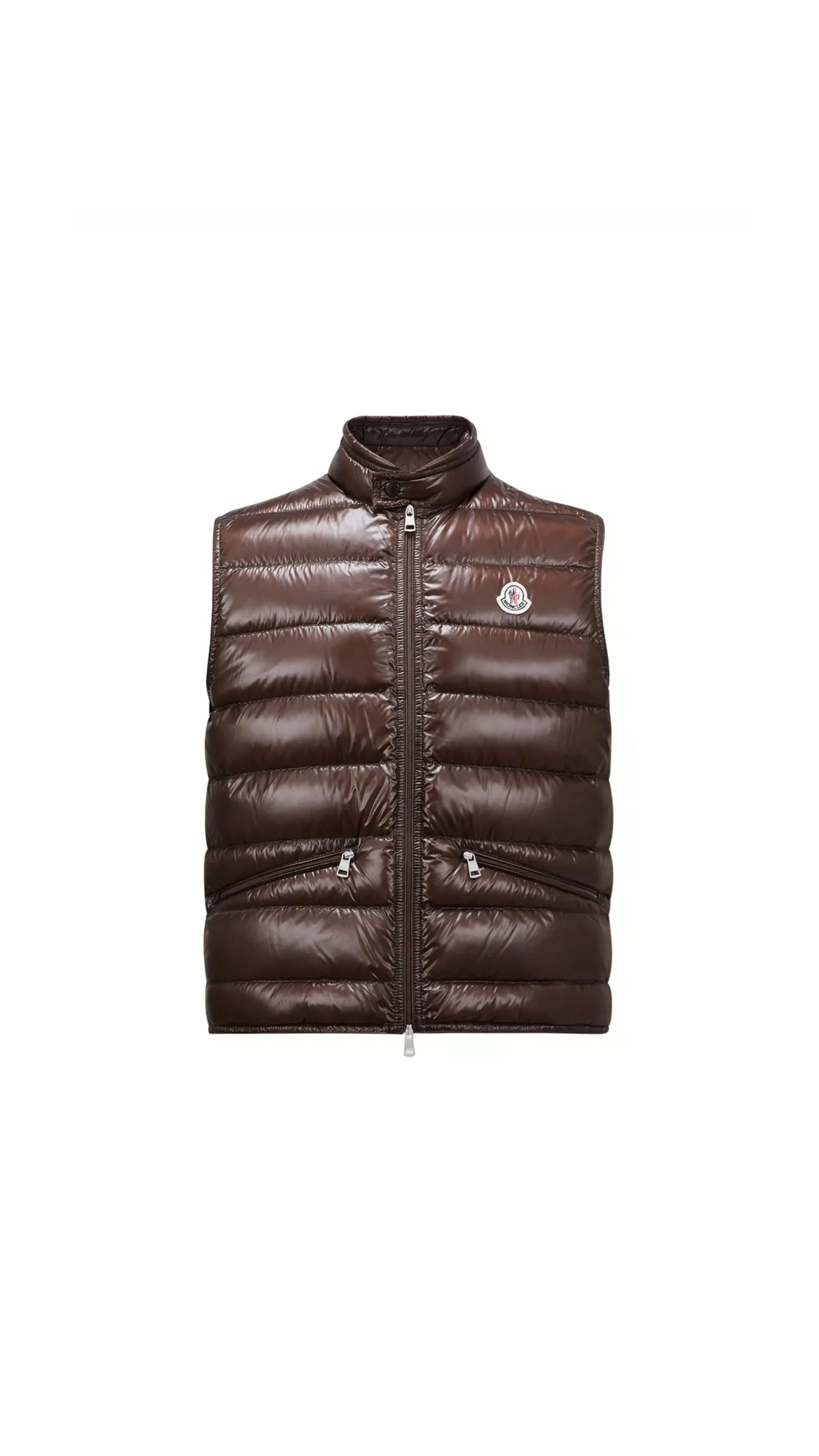 Gui Down Vest -  Brown