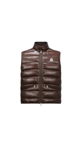 Gui Down Vest -  Brown