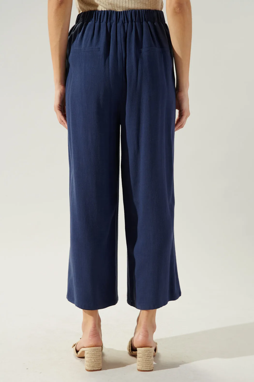 Heron Linen Wide Leg Pants