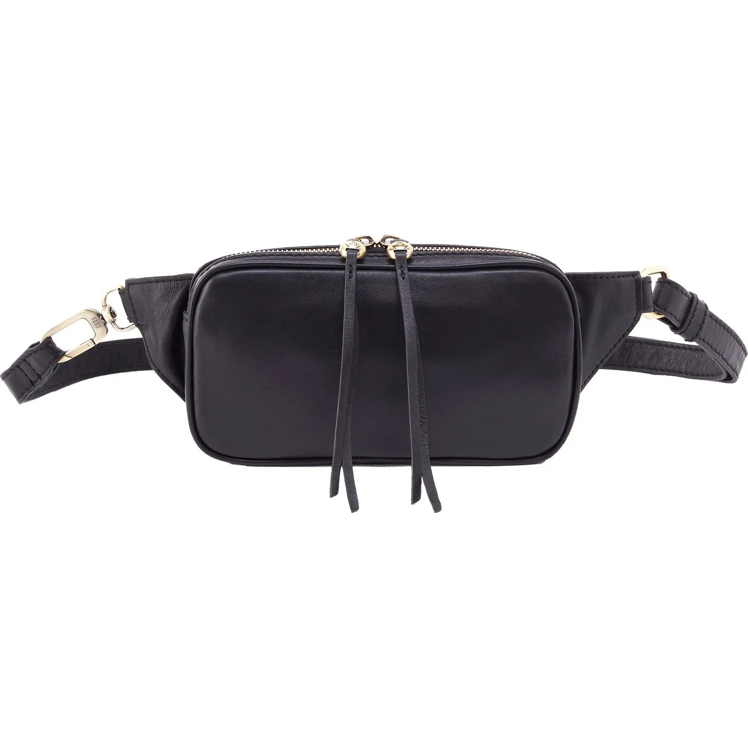 Hobo Shaker Belt Bag Black Soft Leather