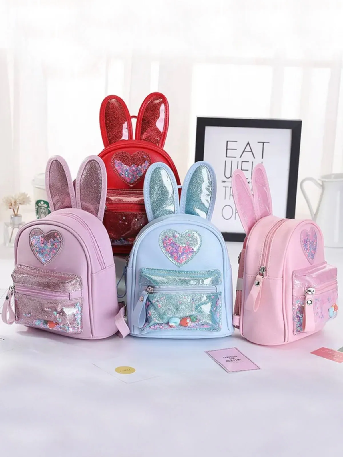 Hopping To School Bunny Ears Backpack