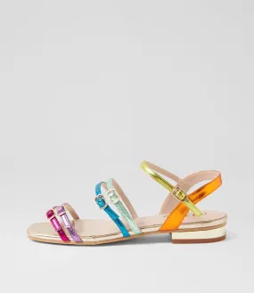 I LOVE BILLY Nondell Bright Metallic Sandals