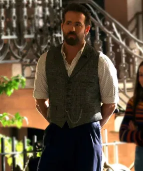 IF Ryan Reynolds Grey Vest