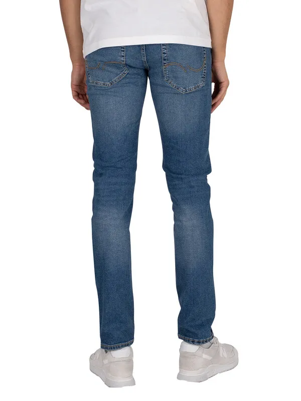 Jack &amp; Jones Glenn Original 031 Slim Jeans - Blue Denim