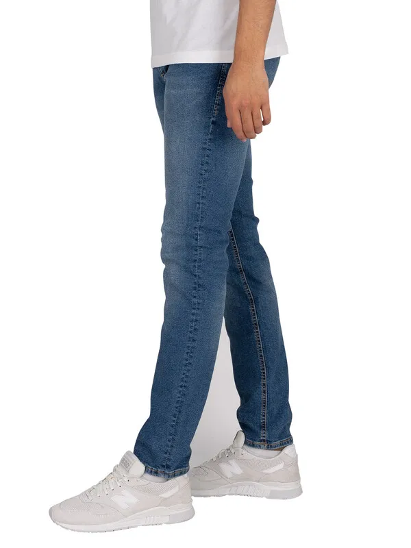 Jack &amp; Jones Glenn Original 031 Slim Jeans - Blue Denim