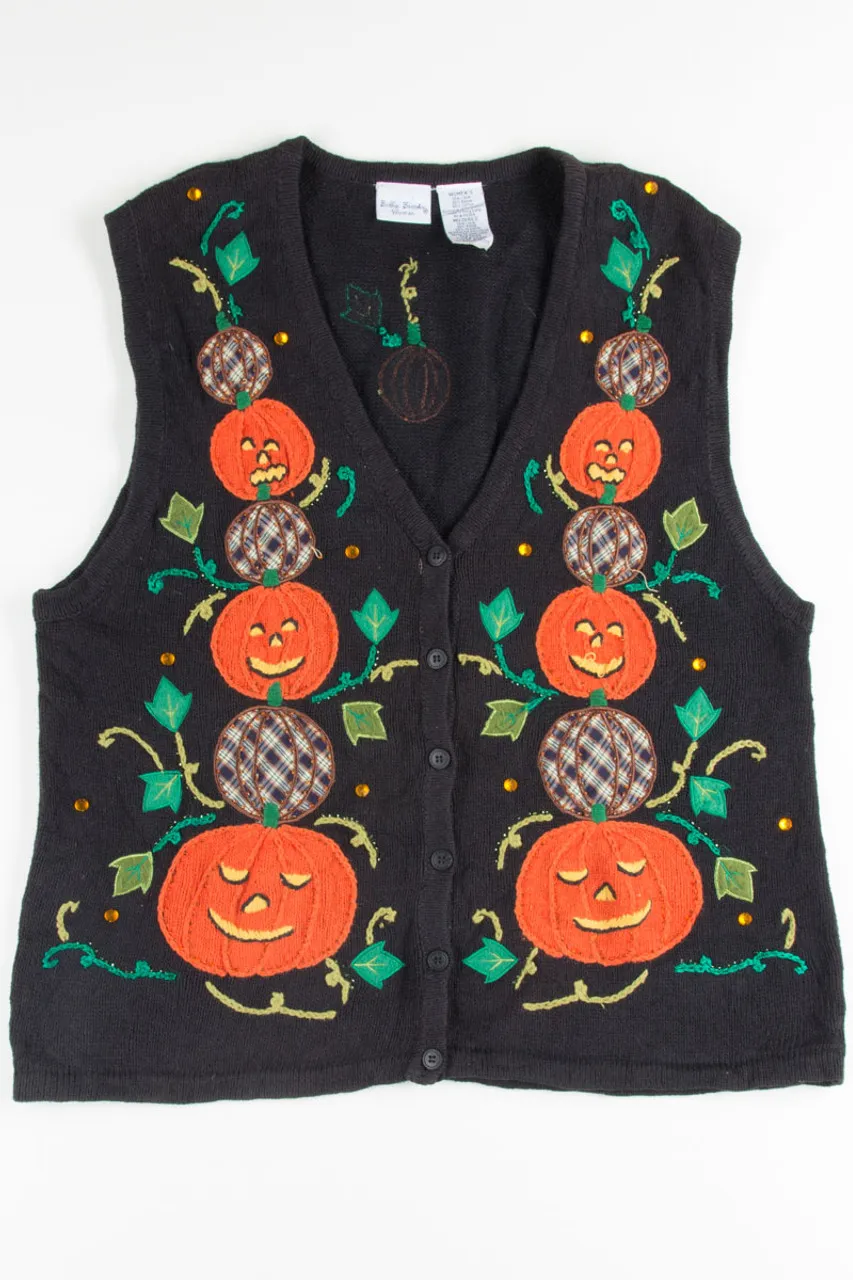 Jack-O-Lantern Halloween Vest 354